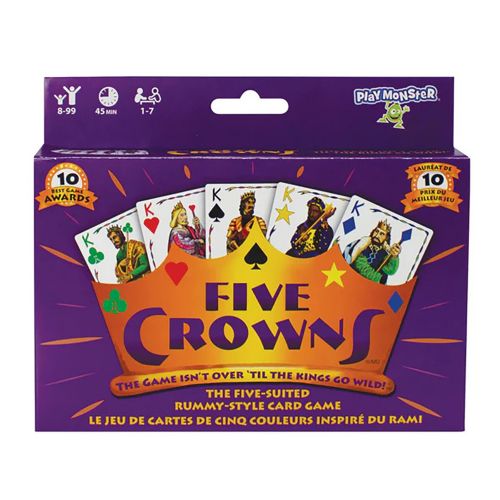 Game Card Five Crowns - Bilingual version