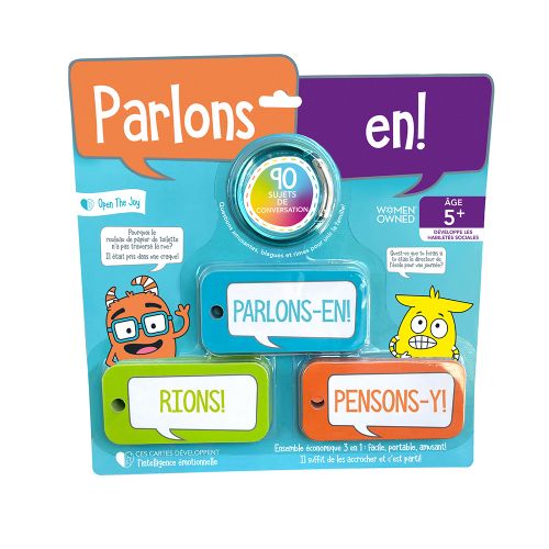 FDMT - Pensons-y! Cartes de conversation format de poche - Version française