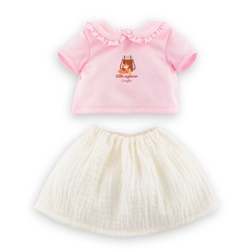 Vêtements 30 cm - Petit Explorateur - T-shirt & jupe