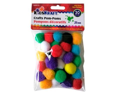 Pompons décoratifs (moyen)