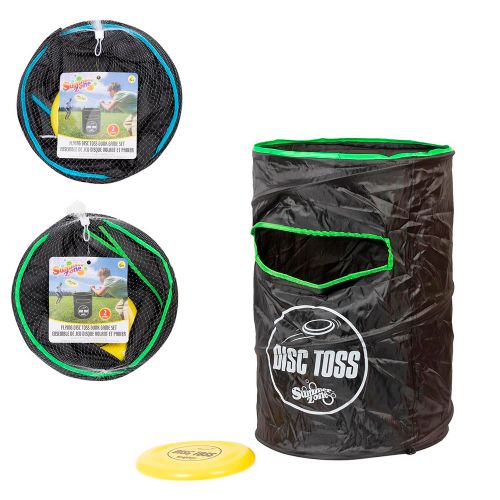 Summer Zone - Ensemble de jeu disque volant et panier, assortiment