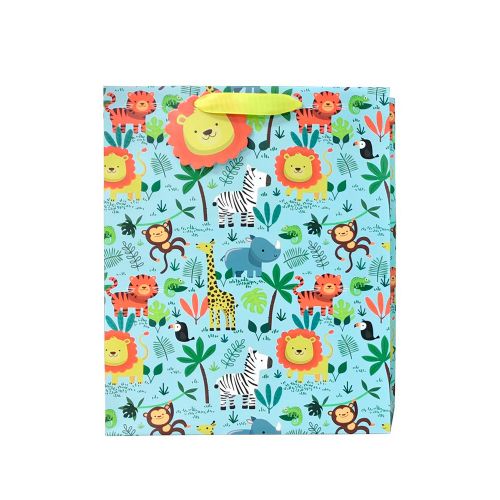 Large gift bag - Cute wild animals