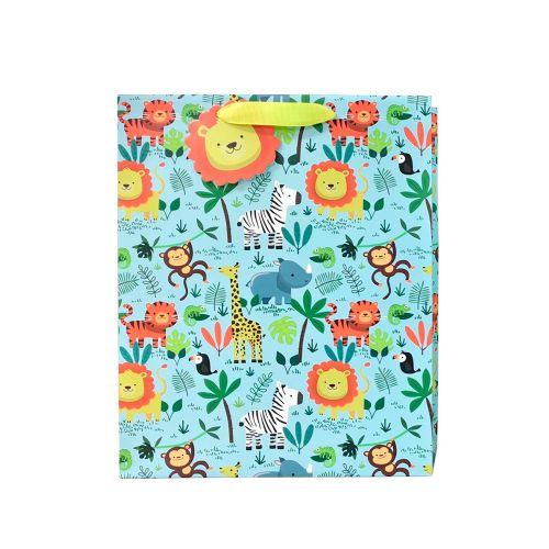 Jumbo gift bag - Cute wild animals