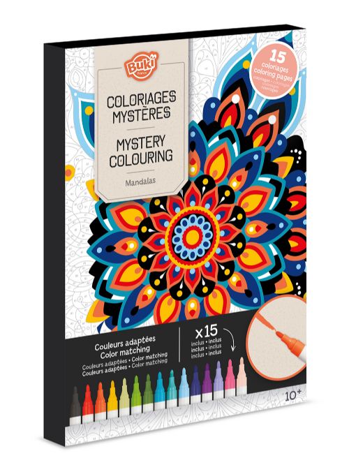 Buki Mystery Colouring - Mandalas