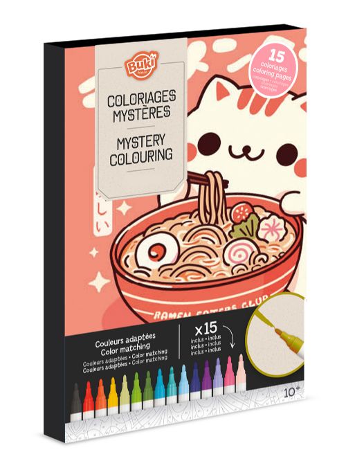 Buki Mystery Colouring - Asia