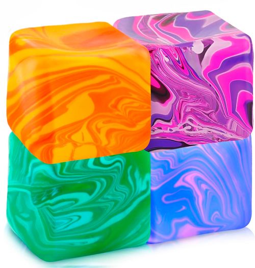 Cool Cube Gummee Squish: Swirl 5cm