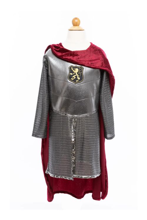 Ensemble de chevalier argent avec cape (5-6 ans)