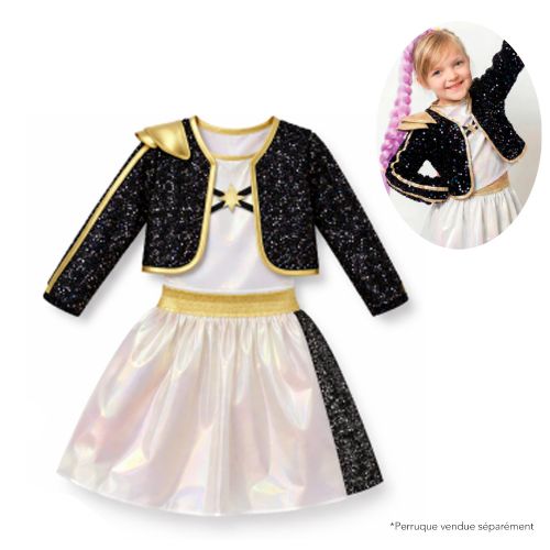 Ensemble de Guerrière Rock Star (7-8 ans) - Disponible en Octobre