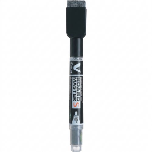 Marqueur effaçable à sec Vboard Master noir avec efface