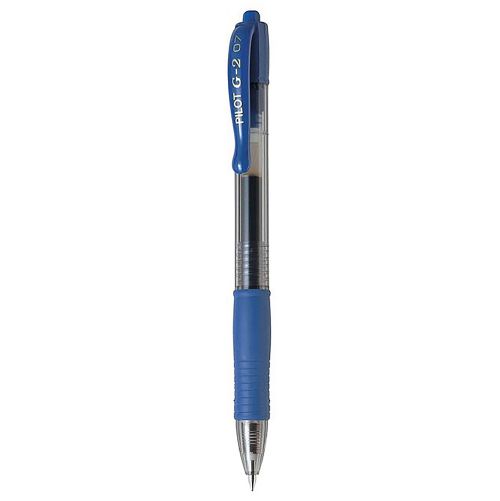 Pilot G2 Stylo gel 0.7 mm bleu