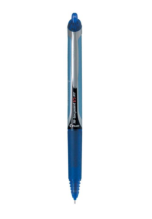 Stylo Hi-tecpoint V5 rétractable 0.5 mm bleu