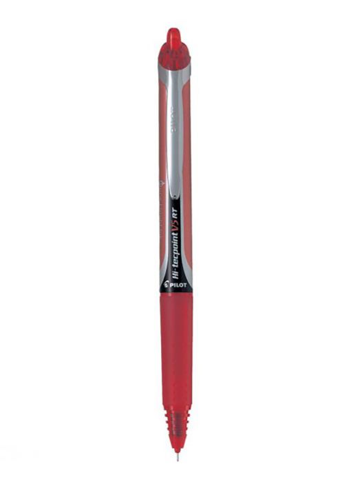 Stylo Hi-tecpoint V5 rétractable 0.5 mm rouge foncé