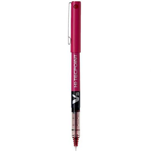 Stylo Hi-tecpoint V5 - 0.5 mm rouge foncé
