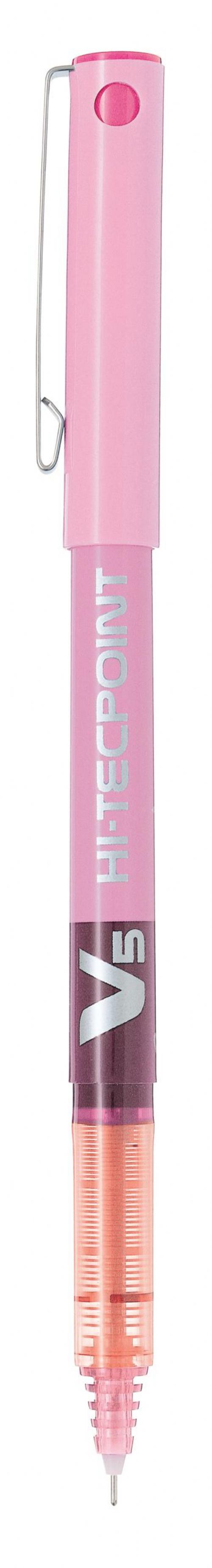 Stylo Hi-tecpoint V5 - 0.5 mm rose
