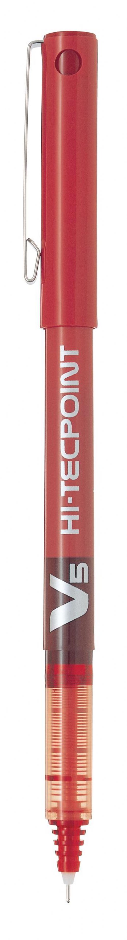 Stylo Hi-tecpoint V5 - 0.5 mm rouge
