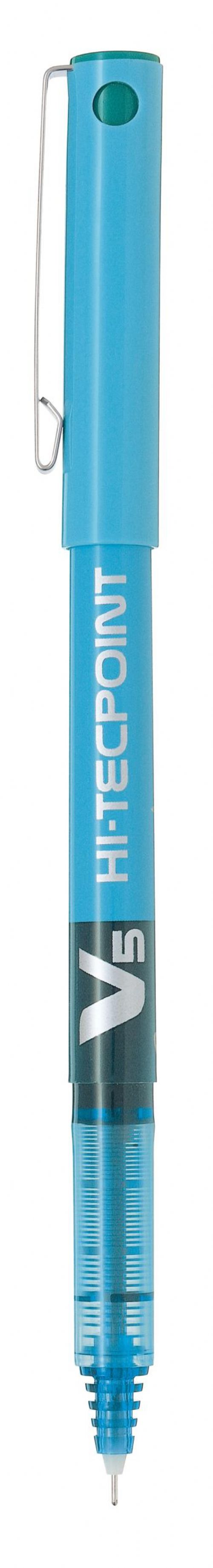 Stylo Hi-tecpoint V5 - 0.5 mm turquoise