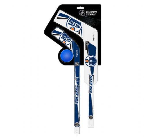 1 Mini Sticks Goal, 1 Mini Sticks Player and a Foam Ball - Oilers