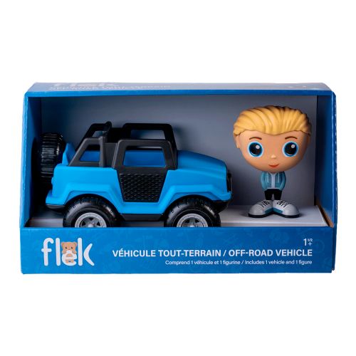 Flek - Blue All-terrain Vehicle with Sam Figure