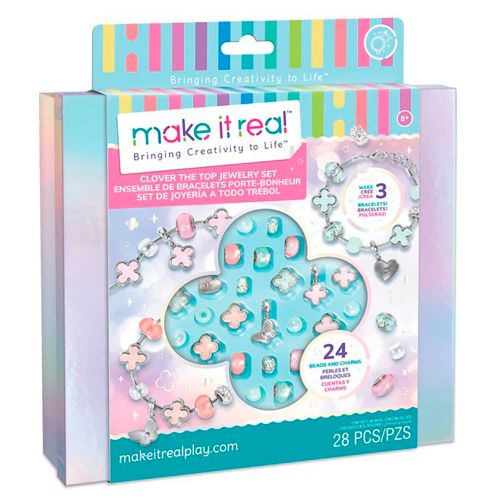 Make it Real - Ensemble de bracelets feuilles de trèfle