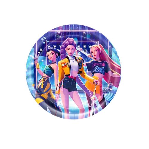 KPop - 10 dessert plates 7-inch
