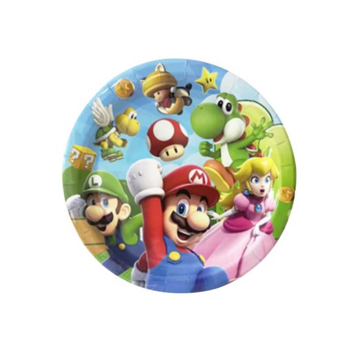 Mario - 10 diner plates 9''