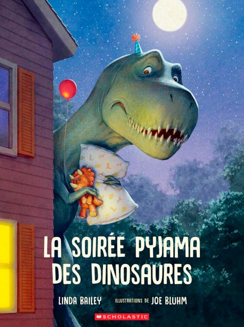 Livre - La soirée pyjama des dinosaures - Version française