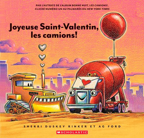 Livre - Joyeuse Saint-Valentin, les camions! - Version française
