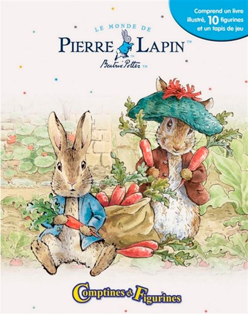 Livre - Comptines et figurines, Pierre Lapin - Version française