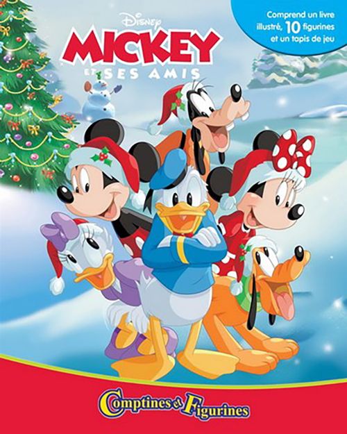 Livre - Comptines et figurines, Mickey et ses amis - Version française