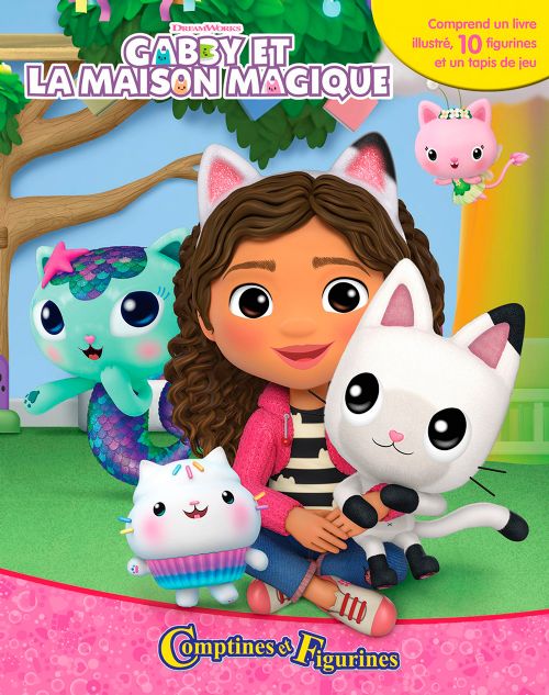 Livre - Comptines et figurines, Gabby et la maison magique - Version française