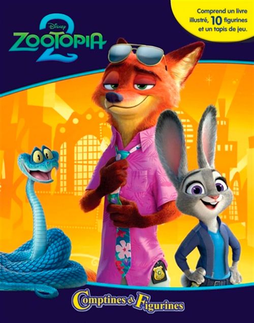 Livre - Comptines et figurines, Zootopia 2 - Version française