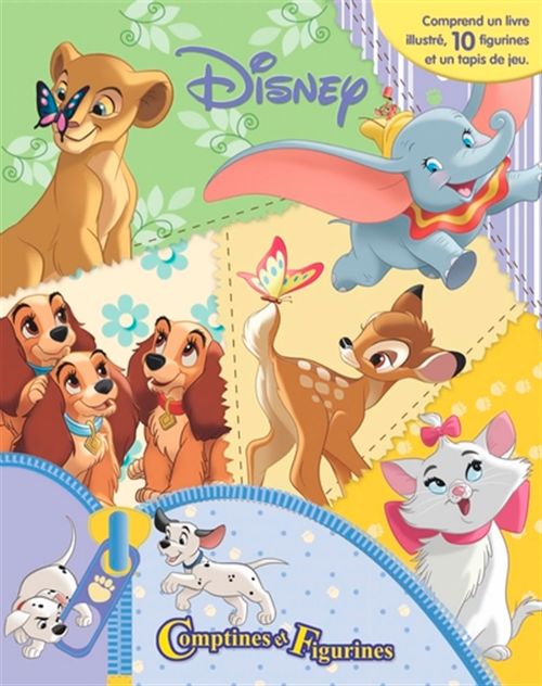 Livre - Comptines et figurines, Disney - Version française