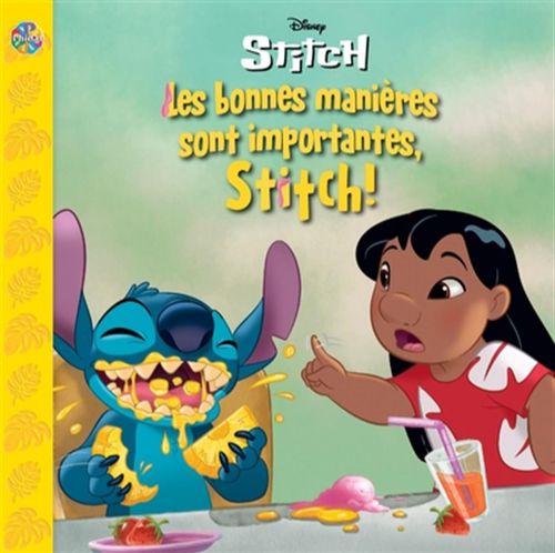 Livre Phidal - Les bonnes manières sont importantes, Stitch! - Version française