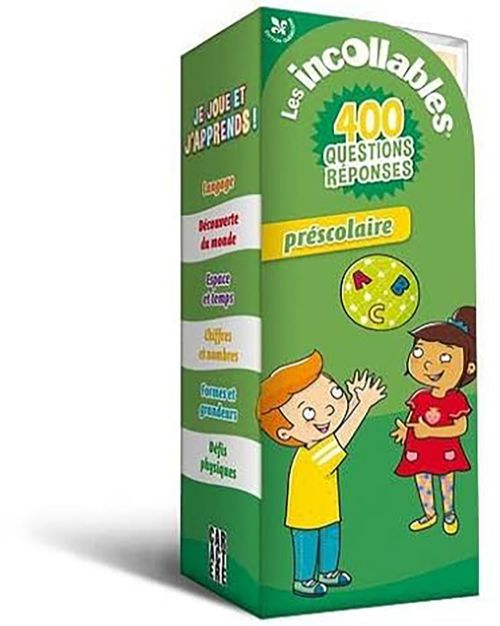 Livre - Les incollables - Préscolaire - Version française
