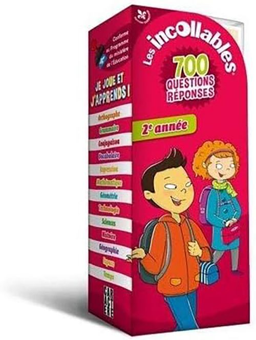 Livre - Les incollables - 2e année - Version française