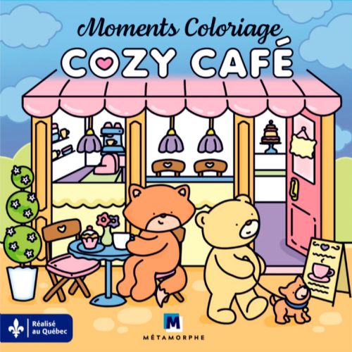 Livre - Moments coloriage: Cozy café - Version française