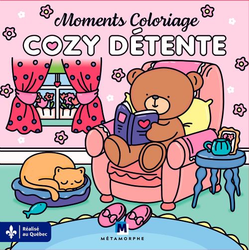 Livre - Moments coloriage: Cozy détente - Version française
