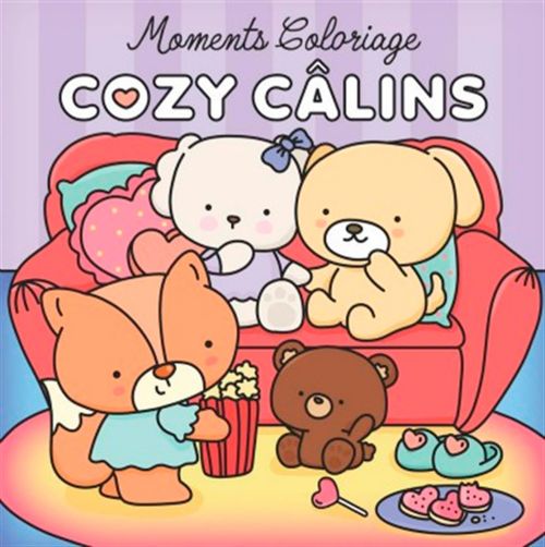Livre - Moments coloriage: Cozy câlins - Version française