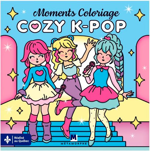 Livre - Moments coloriage: Cozy K-Pop - Version française