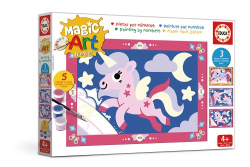 Educa - Art par numéros +4 Licorne