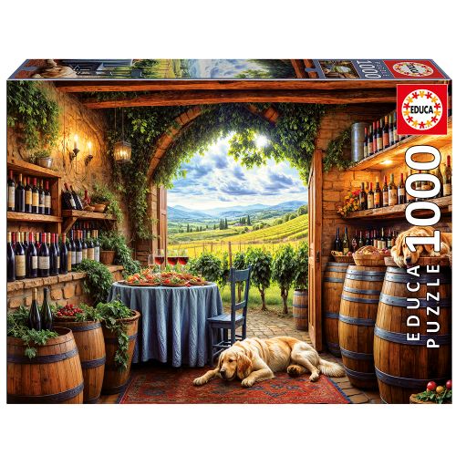 1000 pieces puzzle - Canes et Vinum