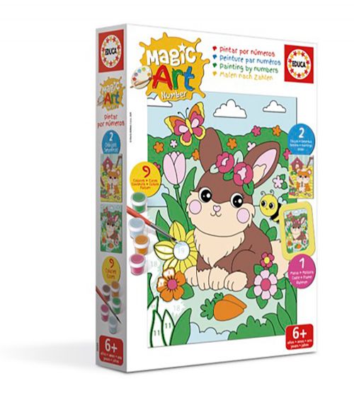 Educa - Art par numéros +6 Animaux