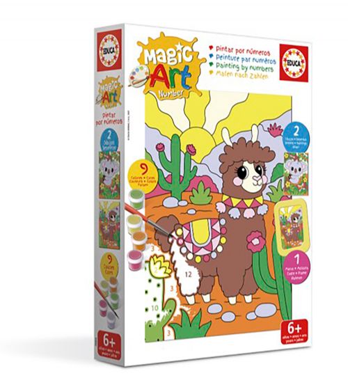 Educa - Art par numéros +6 Lama et Koala