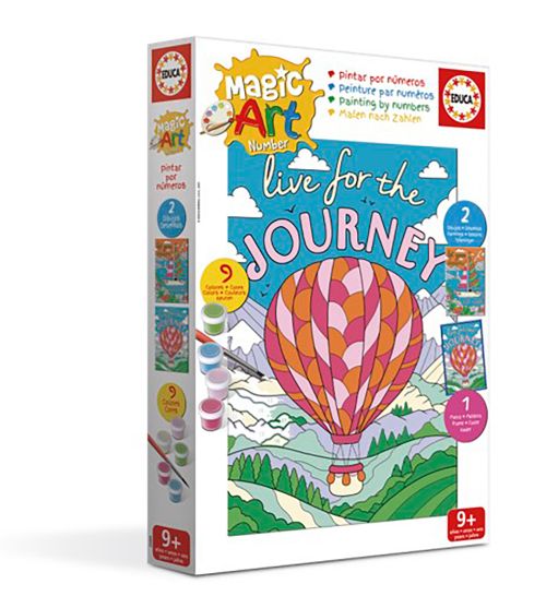 Educa - Art par numéros +9 Véhicules Version anglaise