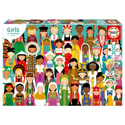 300 pieces puzzle - Girls of the World