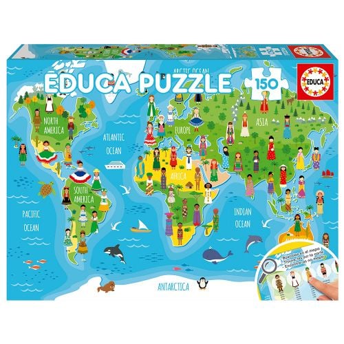 150 pieces puzzle Geo - Girls of the World