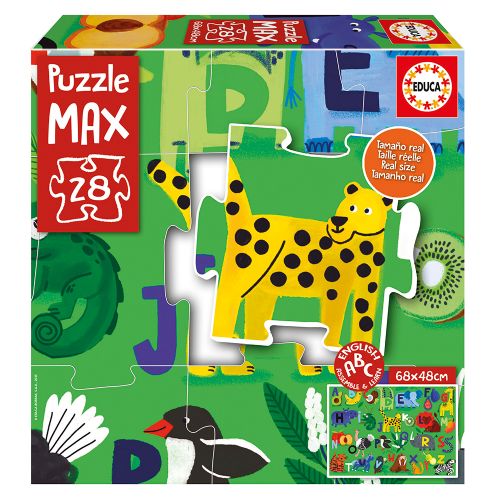 Puzzle Max 28 pièces - Alphabet, fruits et animaux