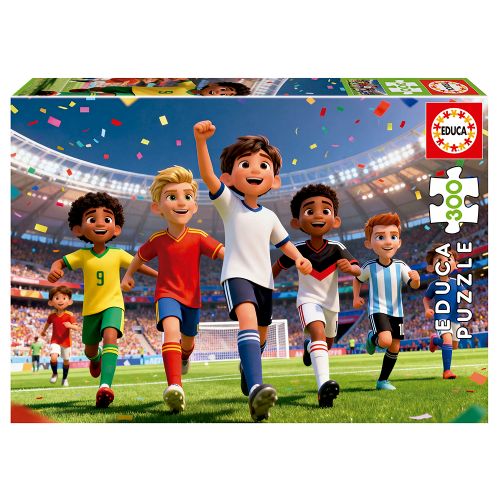 300 pieces puzzle - Soccer world