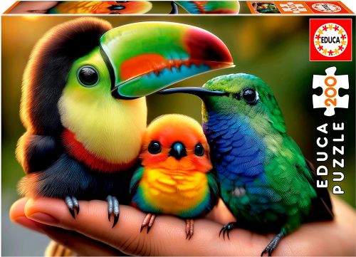 200 pieces puzzle - Baby Birds