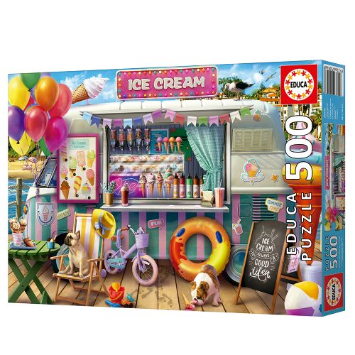 500 pieces puzzle - Ice Cream Van